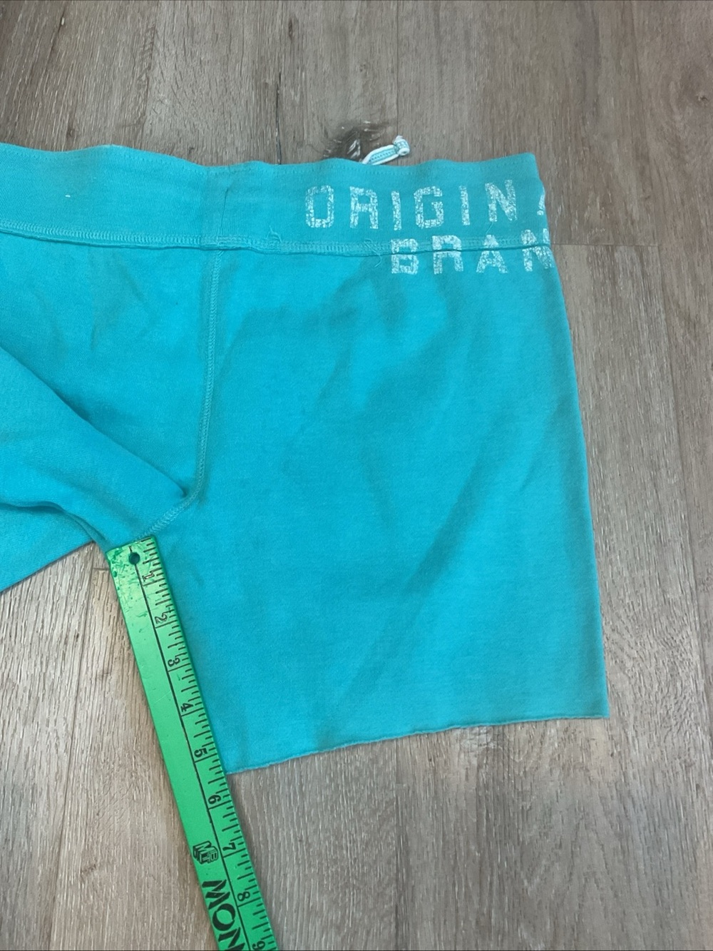 Aeropostale - Teal Drawstring Athletic Raw Hem Shorts - Ladies Size XL - Picture 8 of 9